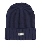 プーマ(PUMA)ニット帽 リブ クラシック カフ ビーニー 02403810 防寒 フリーサイズ ユニセックス 紺
