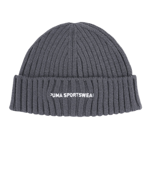 プーマ（PUMA）ニット帽 スポーツ フィッシャーマンビーニー 02482904 防寒 グレー フリーサイズ
