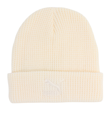 プーマ（PUMA）ニット帽 CLASSICS ミッド フィット ビーニー 02567702 フリーサイズ 白