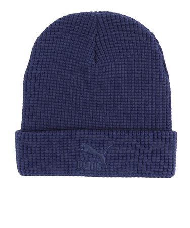 プーマ（PUMA）ニット帽 CLASSICS ミッド フィット ビーニー 02567703 フリーサイズ 紺
