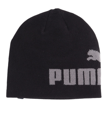 プーマ（PUMA）ニット帽 ESS NO.1 ロゴ カフレス ビーニー 02569701 子供 ジュニア 38cm 黒
