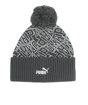プーマ（PUMA）ニット帽 ユニセックス ポム ビーニー 02546903 グレー フリーサイズ ポンポン