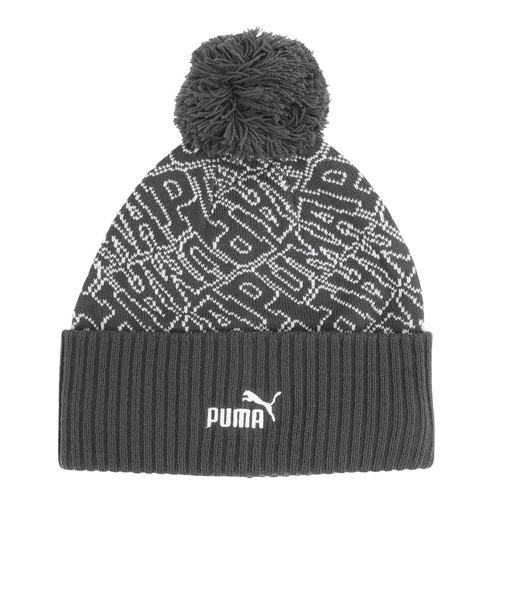 プーマ（PUMA）ニット帽 ユニセックス ポム ビーニー 02546903 グレー フリーサイズ ポンポン