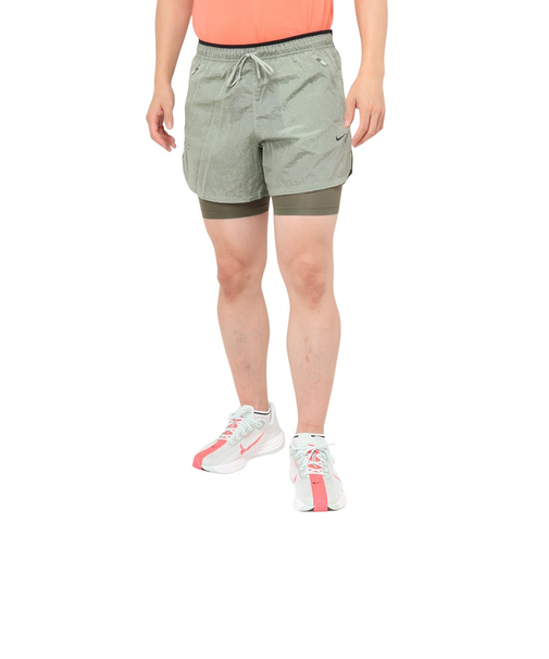 ナイキ(NIKE)ストライド ディビジョン ドライフィット 撥水 2イン1 ランニングショートパンツ インナーパンツ付き FZ1136-370