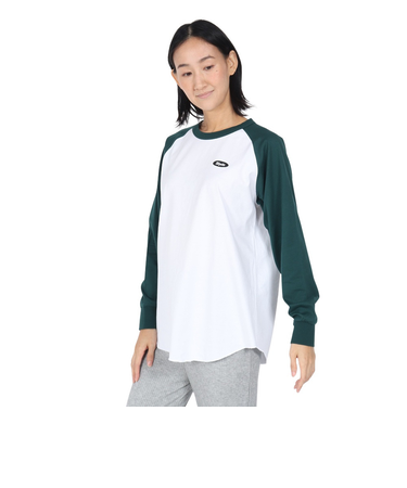 ラグラン ロングスリーブTシャツ SL24FWL-APP005GRN