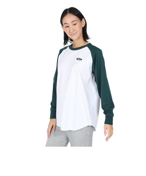 ラグラン ロングスリーブTシャツ SL24FWL-APP005GRN