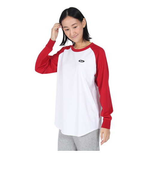 ラグラン ロングスリーブTシャツ SL24FWL-APP005RED