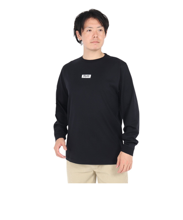 ロゴ ロングスリーブTシャツ SL24FWM-APP001BLK
