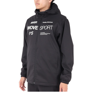 デサント（DESCENTE）AIR THERMOTION フルジップフーディー DMMWJF32 BK