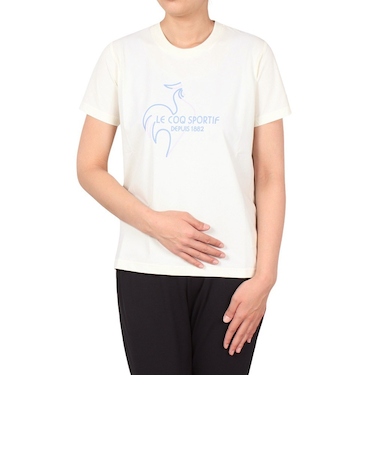 ルコックスポルティフ（lecoqsportif）ヘランカサンスクリーン 半袖Tシャツ QMWXJA01 EWH
