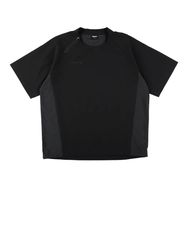 スパッツィオ(SPAZIO)サッカー フットサルウェア ジュニア ドットメッシュ切替半袖ピステシャツ GE-1012-02