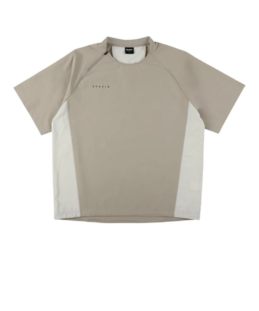 スパッツィオ（SPAZIO）サッカー フットサルウェア ジュニア ドットメッシュ切替半袖ピステシャツ GE-1012-09