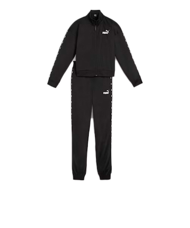 プーマ（PUMA）ガールズ テープ スーツ 上下セット 681415 01 BLK