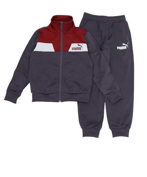 プーマ（PUMA）ボーイズ プーマ パワー ポリ スーツ 上下セット 684001 69 GRY