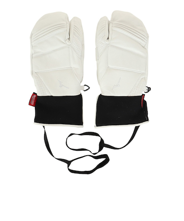 ミズノ（MIZUNO）スキーグローブ LEATHER 3FIN GLOVES Z2JYB50201