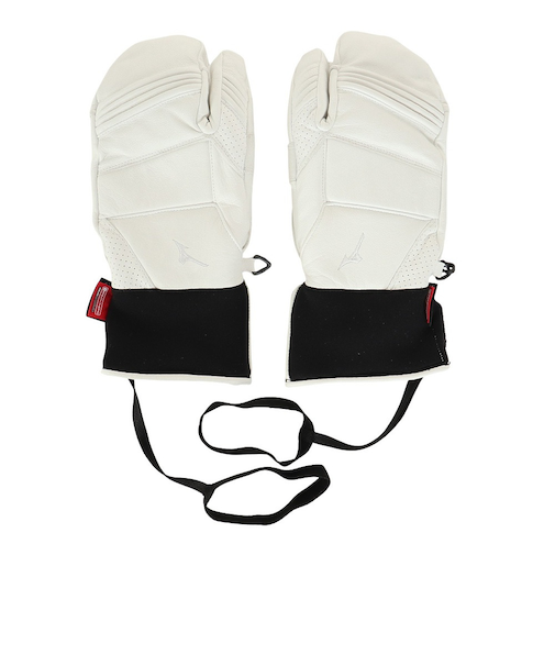 ミズノ（MIZUNO）スキーグローブ LEATHER 3FIN GLOVES Z2JYB50201