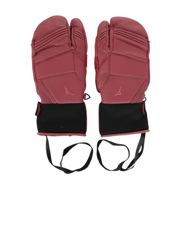 ミズノ（MIZUNO）スキーグローブ LEATHER 3FIN GLOVES Z2JYB50265