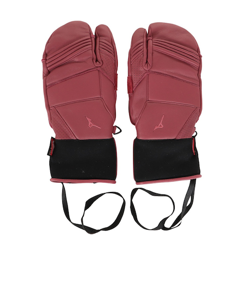 ミズノ（MIZUNO）スキーグローブ LEATHER 3FIN GLOVES Z2JYB50265