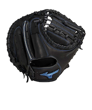 ミズノ（MIZUNO）少年軟式 グラブ 捕手用 野球グローブ ジュニア ウィルドライブ ブルー M-R型 1AJCY31600 09