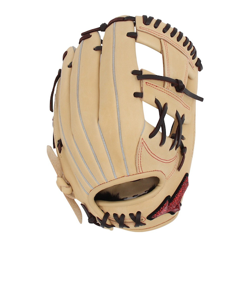 ミズノ（MIZUNO）少年軟式 グラブ オールラウンド用 野球グローブ ジュニア ウィルドライブ レッド AXI 1AJGY31530 8066