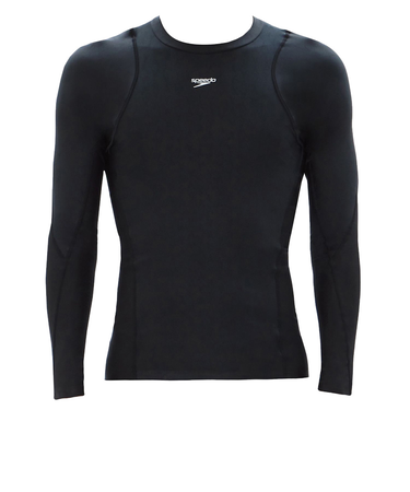 スピード（SPEEDO）水着 コンフォートラップロングスリーブ SF72401 K 長袖 黒 フィットネス