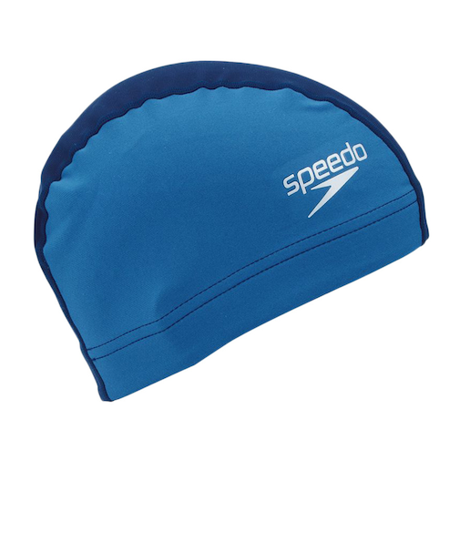 スピード（SPEEDO）水泳 キャップ カラーブロックエンデュランスエコキャップ SE12301 NN 50-56cm 53-59cm 紺