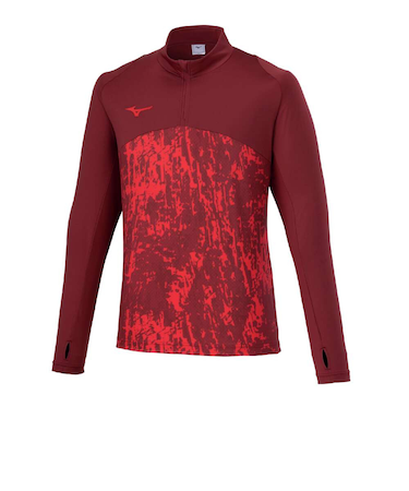 ミズノ(MIZUNO)サッカーウェア ジュニア ストレッチフリースシャツ ハーフジップ P2MCB51666 JR