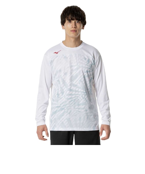 ミズノ（MIZUNO）テニスウェア 長袖 プラクティスシャツ 62JAB51101