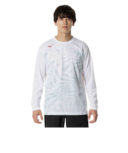 ミズノ（MIZUNO）テニスウェア 長袖 プラクティスシャツ 62JAB51101