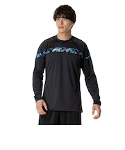 ミズノ（MIZUNO）バレーボールウェア 長袖 N-XTプラクティスシャツ V2MAB51292