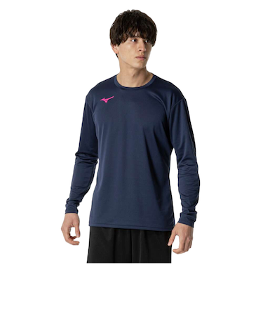 ミズノ（MIZUNO）バレーボールウェア 長袖 Basicプラクティスシャツ V2MAB53214