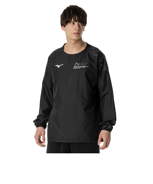 ミズノ（MIZUNO）バレーボールウェア 長袖 N-XTプラクティスシャツ