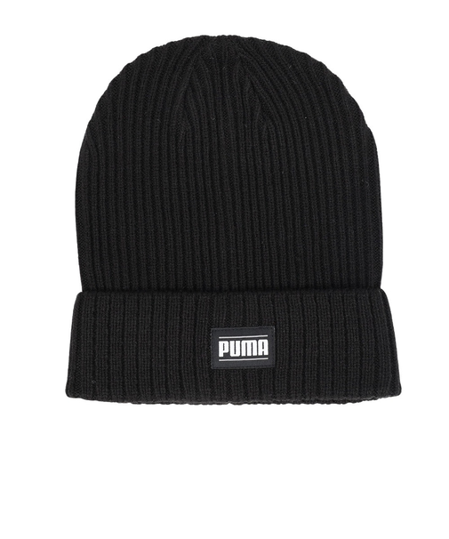 プーマ（PUMA）ニット帽 リブ クラシック カフ ビーニー 02403801 防寒 フリーサイズ ユニセックス 黒