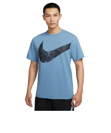 ナイキ（NIKE）ハイバース スウッシュ ドライフィット 半袖フィットネストップ FZ1065-429