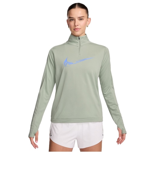 ナイキ（NIKE）スウッシュ ドライフィット 1/4ジップ ランニング