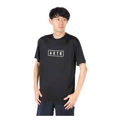 アクター（AKTR）バスケットボールウェア ベーシック ロゴ スポーツ Tシャツ 524-009005 BK
