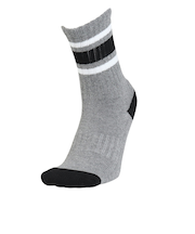 クー(Coo.)1足組 クルー丈 ラインソックス 895Q4GSA0034 GRY