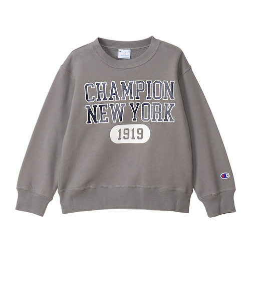 チャンピオン（CHAMPION）キッズ クルーネック 長袖 スウェットシャツ CK-A007 050