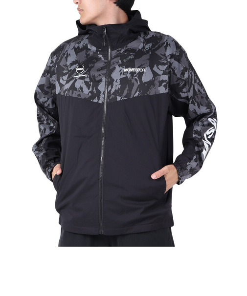 デサント（DESCENTE）HEATNAVI グラフィック スリーブフルジップジャケット DMMWJF30 BKBK