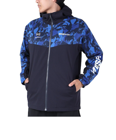 デサント（DESCENTE）HEATNAVI グラフィック スリーブフルジップジャケット DMMWJF30 BLNV