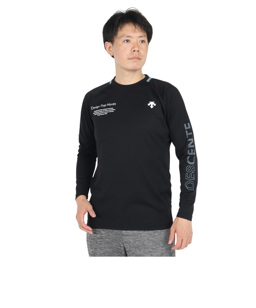 デサント（DESCENTE）バレーボールウェア 長袖バレーボールシャツ DV4FLT01U BK00