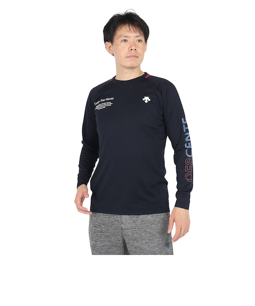デサント（DESCENTE）バレーボールウェア 長袖バレーボールシャツ DV4FLT01U NV00