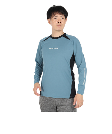 デサント（DESCENTE）バレーボールウェア 長袖バレーボールシャツ DV4FLT02U BLBK