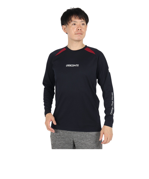 デサント（DESCENTE）バレーボールウェア 長袖バレーボールシャツ DV4FLT02U NV00
