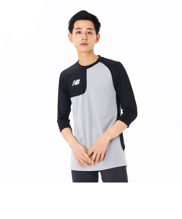 ニューバランス（new balance）野球 アンダーシャツ BPベースボール アシンメトリー トップ 右投げ用 MT41714RBK