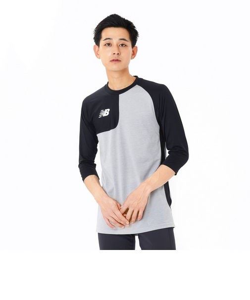 ニューバランス（new balance）野球 アンダーシャツ BPベースボール アシンメトリー トップ 右投げ用 MT41714RBK