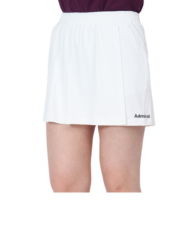アドミラル（Admiral）テニスウェア レディース サイドタックスキュロット ATLA440-WHT