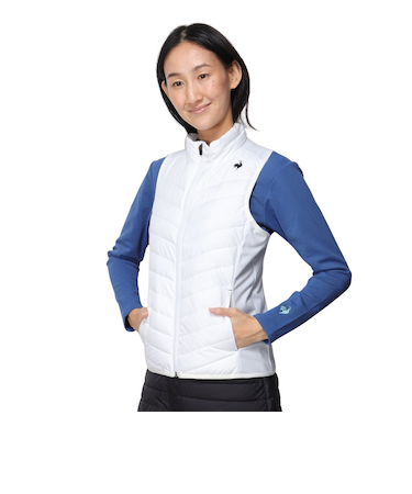 ルコックスポルティフ（lecoqsportif）テニスウェア パディングベスト LN4FVE50L WH00