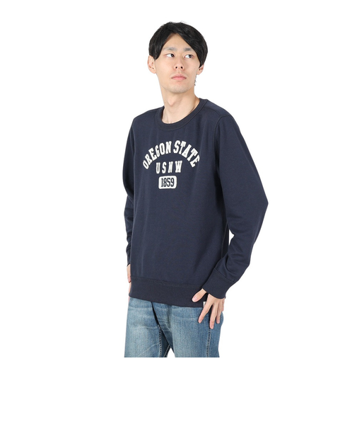 エルケクス（ELKEX）スウェットクルーネック ARCH 1859 EKM4FA0002 NVY