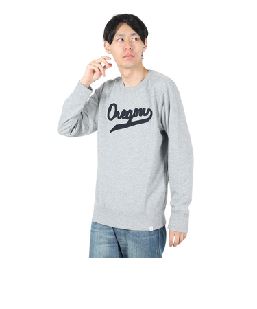 エルケクス（ELKEX）スウェットクルーネック UNDER Oregon EKM4FA0004 MGRY